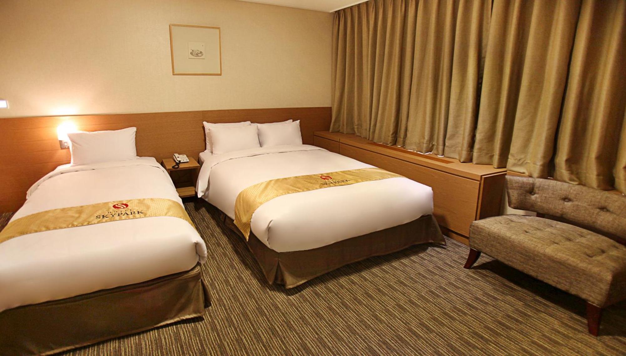 Hotel Skypark Central Myeongdong Seoul Rum bild